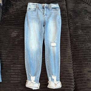 KanCan Light Wash Distressed Women’s Jeans - Casual Slim Fit